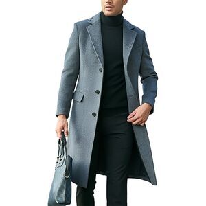 Rvhswds Mens  Trench Coat